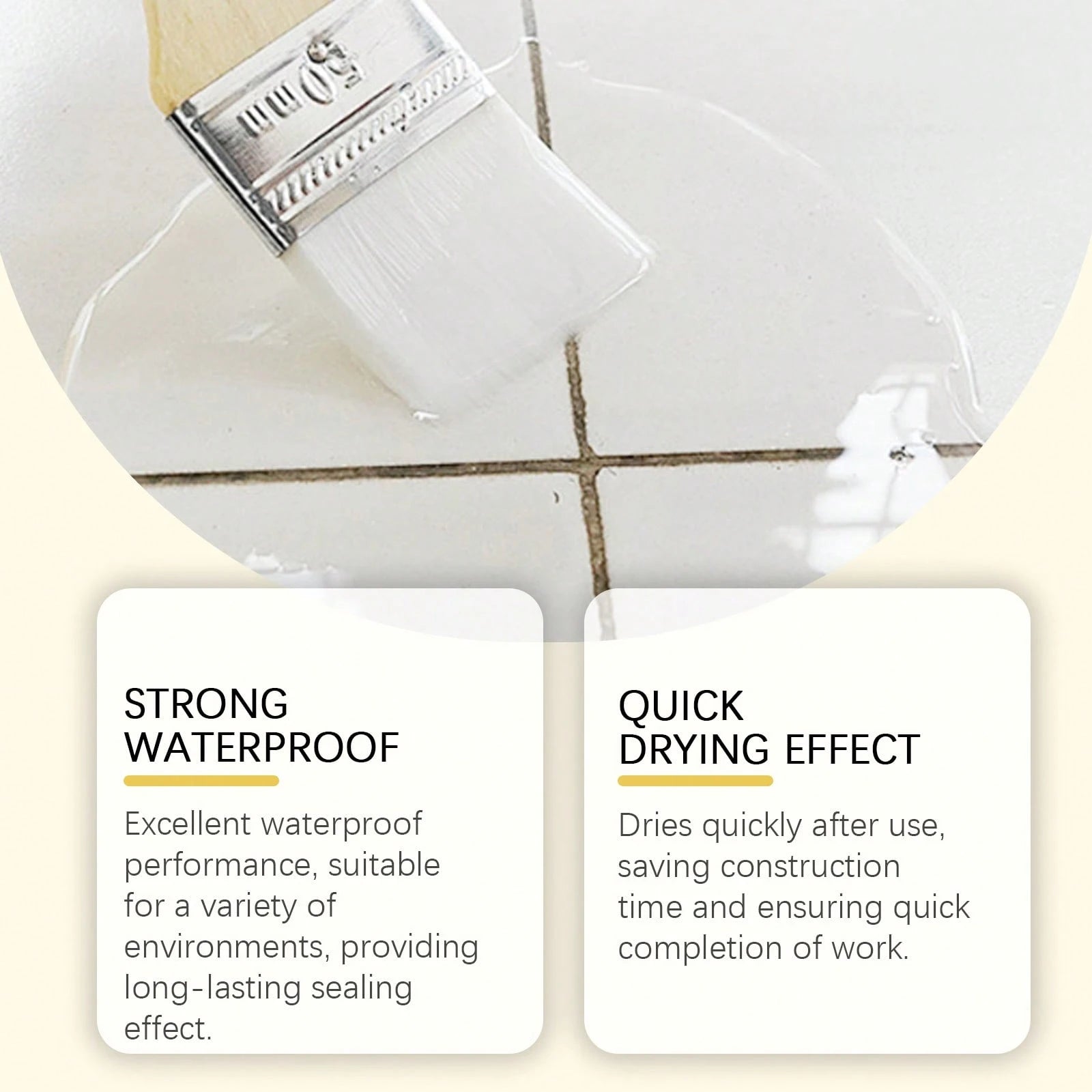 Clear Waterproof Sealant Home Use Bathroom & Kitchen Sealant Exterior Wall & Window Sill Crack Repair Sealant