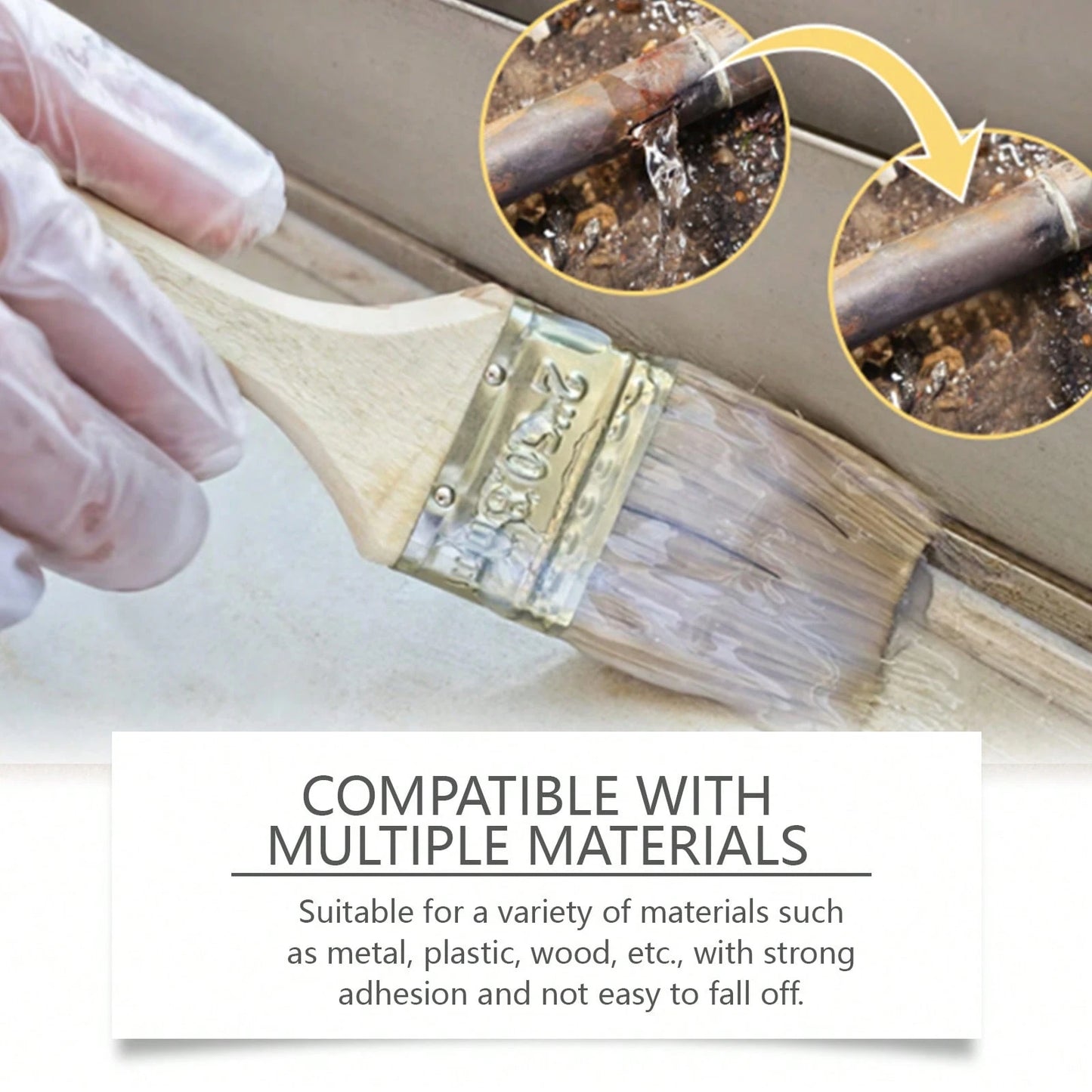 Clear Waterproof Sealant Home Use Bathroom & Kitchen Sealant Exterior Wall & Window Sill Crack Repair Sealant