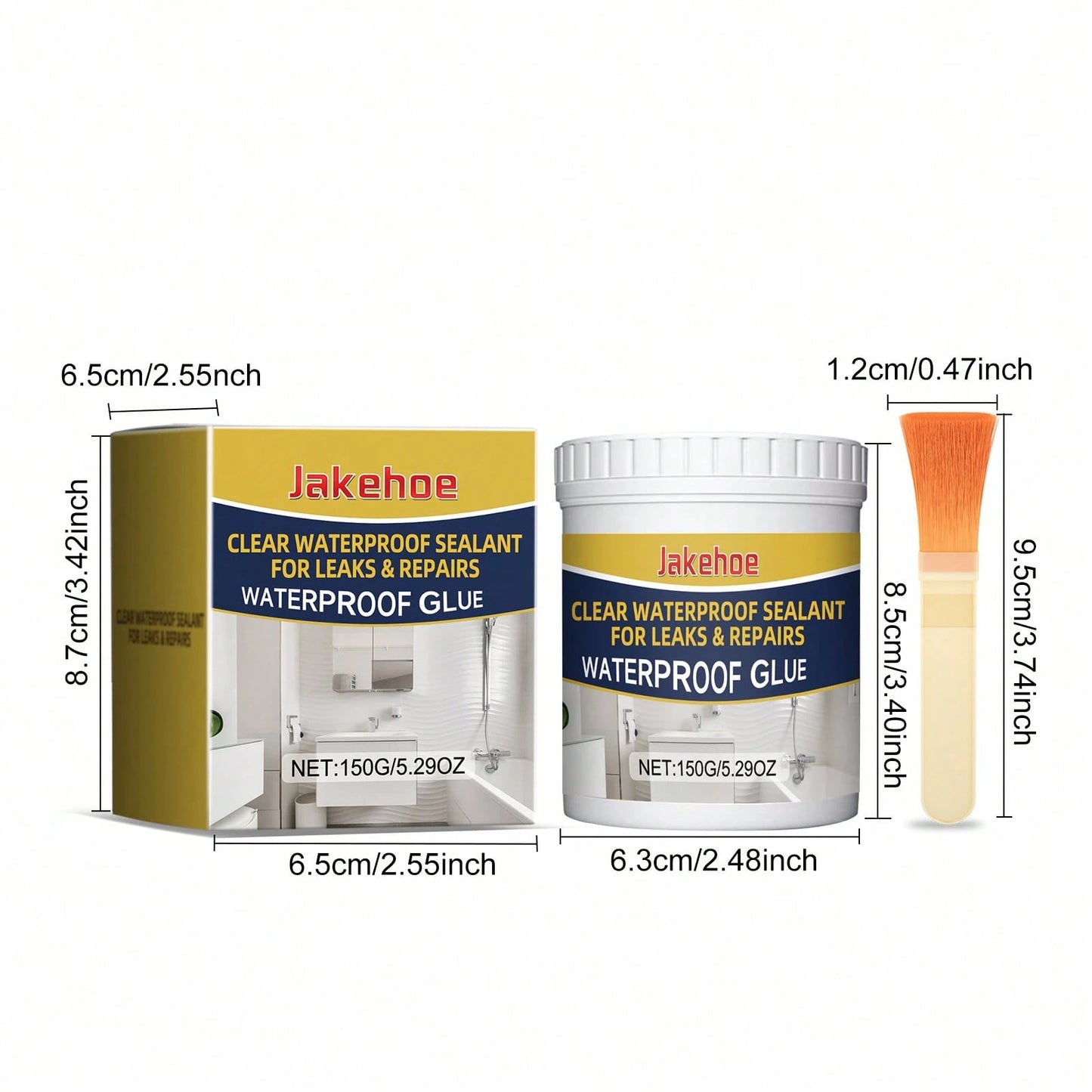 Clear Waterproof Sealant Home Use Bathroom & Kitchen Sealant Exterior Wall & Window Sill Crack Repair Sealant