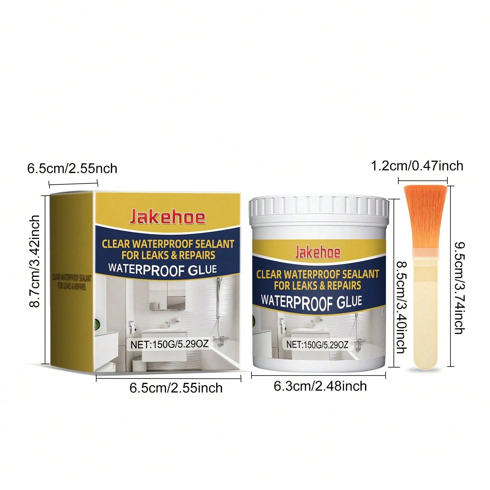 Clear Waterproof Sealant Home Use Bathroom & Kitchen Sealant Exterior Wall & Window Sill Crack Repair Sealant