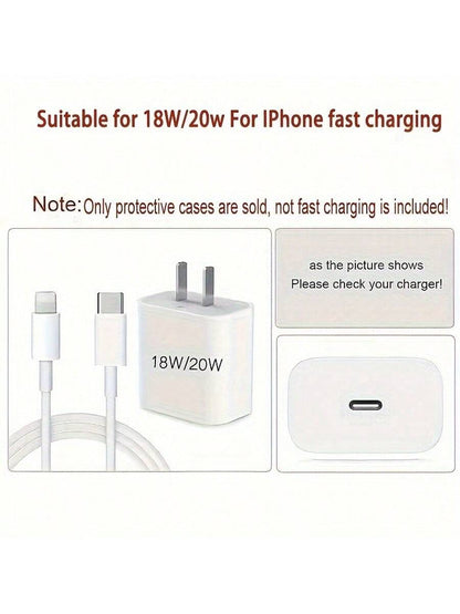 Compatible With 16 Pro Max Daisy Apple Charger Protector Case, High-End 15 Pro 30W Fast Charging Adapter Head Protective Cover, Lovely 13 Data Cable Winding Rope Anti-Breaking Compatible With IPhone 1