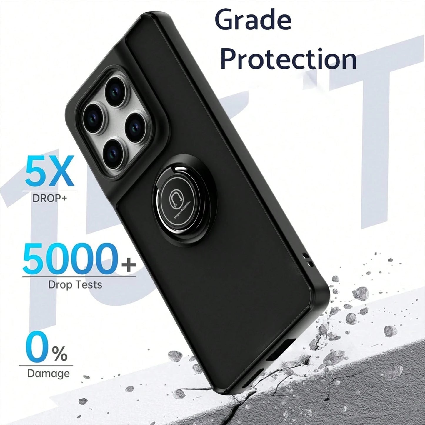 Compatible With Moto Edge60/50/40/30Pro/G12345678998765421 Phone Case, Skin-Friendly Anti-Fingerprint Ring Holder Shockproof Luxury Protective Case With Dust-Proof Holes, Thick Edges, Electroplated, C