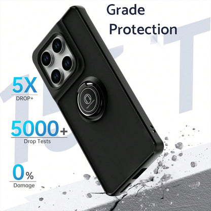 Compatible With Moto Edge60/50/40/30Pro/G12345678998765421 Phone Case, Skin-Friendly Anti-Fingerprint Ring Holder Shockproof Luxury Protective Case With Dust-Proof Holes, Thick Edges, Electroplated, C