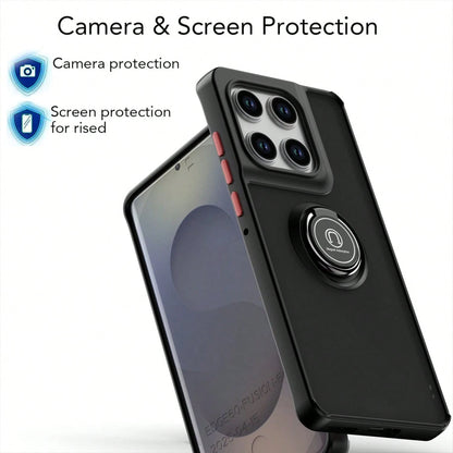 Compatible With Moto Edge60/50/40/30Pro/G12345678998765421 Phone Case, Skin-Friendly Anti-Fingerprint Ring Holder Shockproof Luxury Protective Case With Dust-Proof Holes, Thick Edges, Electroplated, C