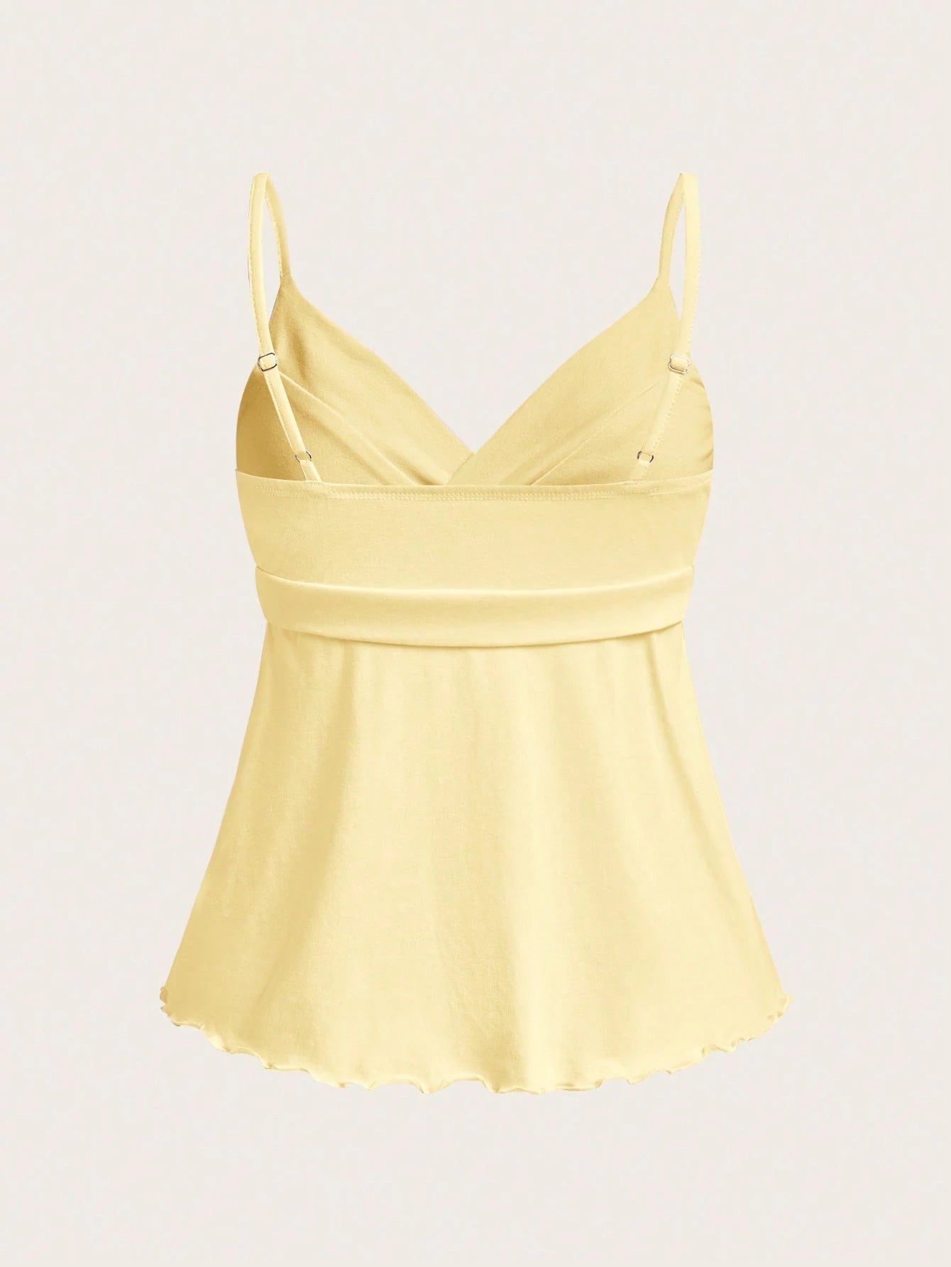 CovetEZ Women's Casual White Knit Tank Top, Spring/Summer Elegant Cami Babydoll Women Spaghetti Strap Tie Front