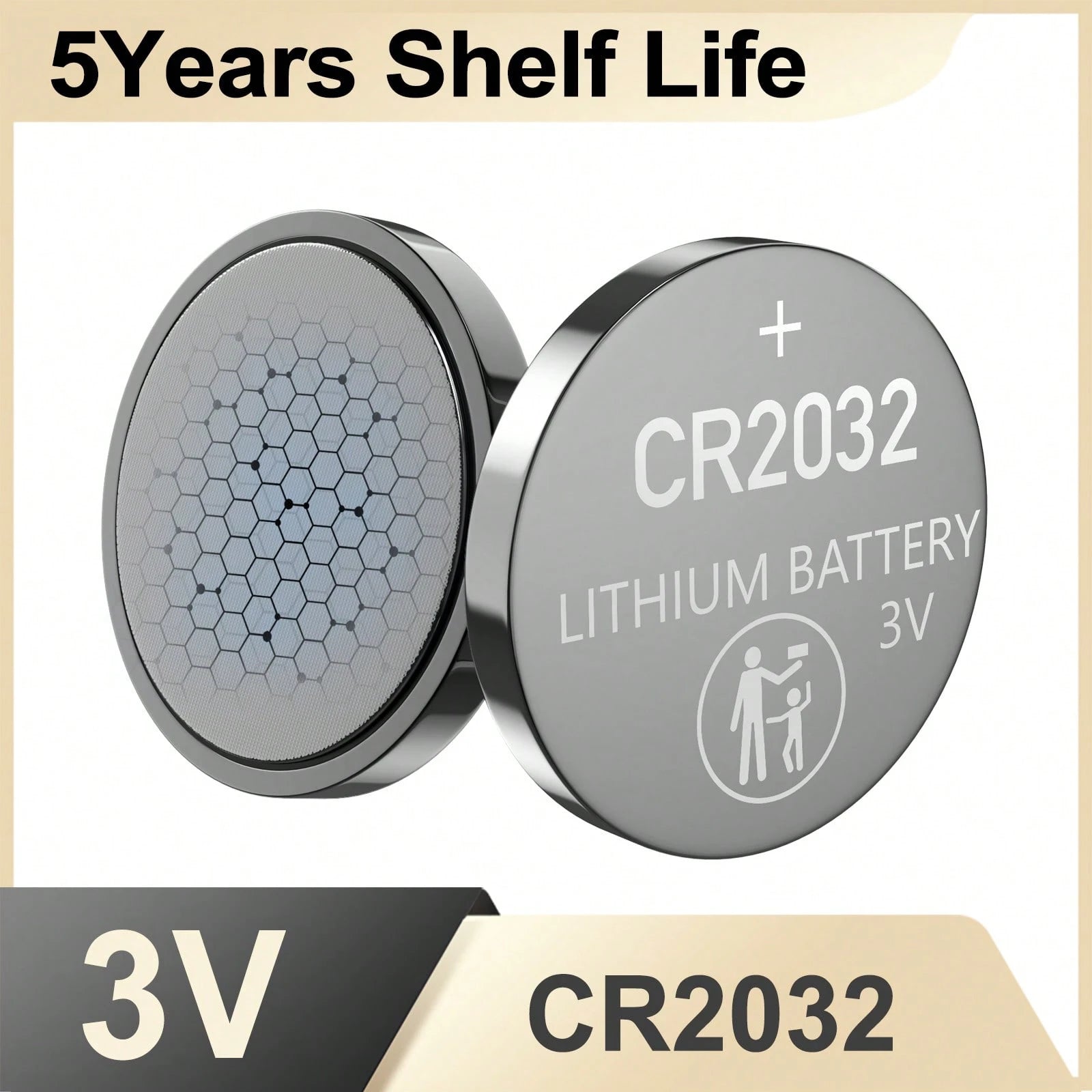 CR2032 Lithium Coin Battery, Available In Packs Of 4/6/10/16/20/24/40. Long-Lasting Power, Extended Lifespan, Stable Discharge, Leak-Proof. Ideal For Car Keys, Electronic Scales And More.