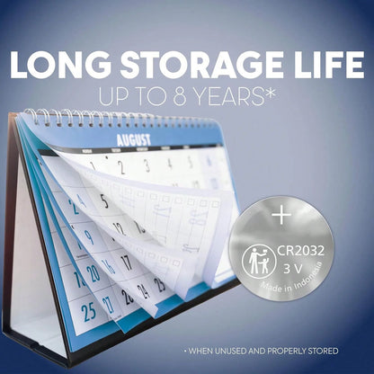 CR2032 Lithium Coin Battery, Available In Packs Of 4/6/10/16/20/24/40. Long-Lasting Power, Extended Lifespan, Stable Discharge, Leak-Proof. Ideal For Car Keys, Electronic Scales And More.