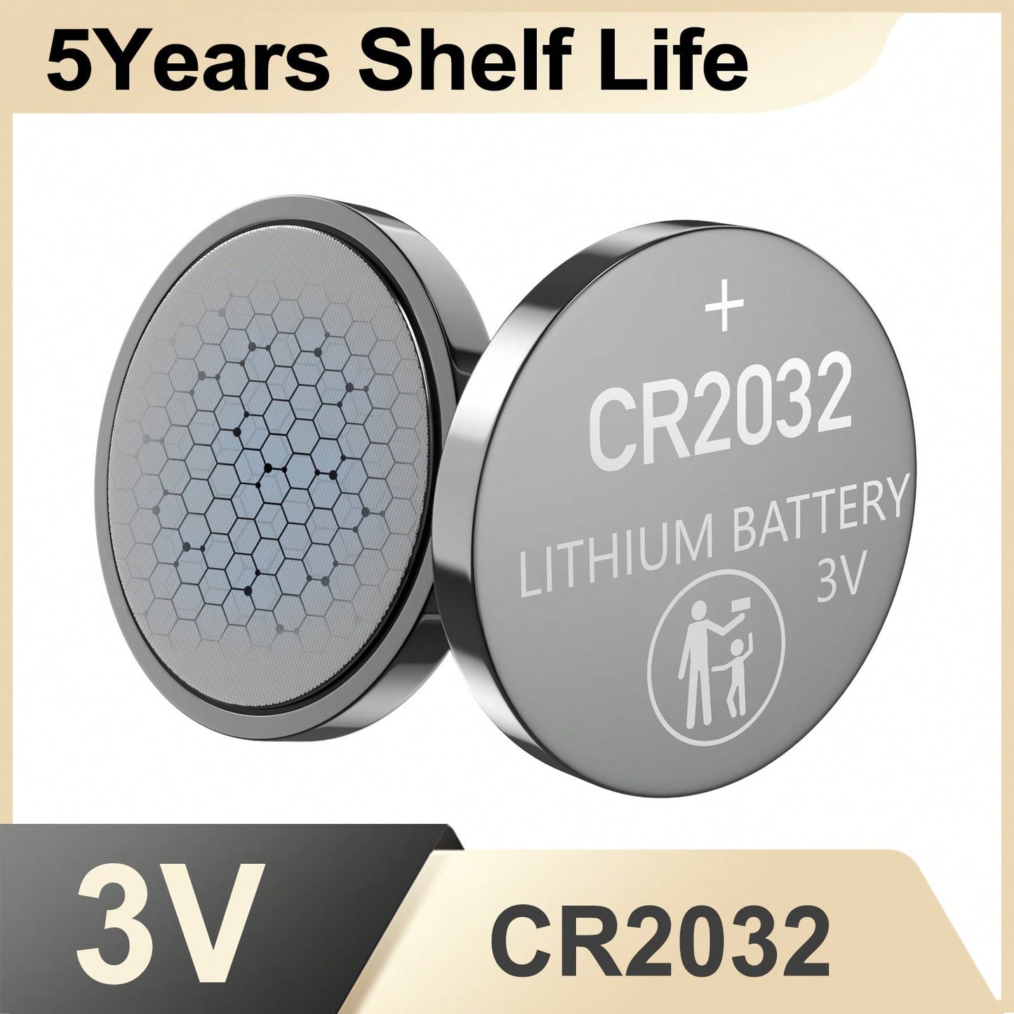 CR2032 Lithium Coin Battery, Available In Packs Of 4/6/10/16/20/24/40. Long-Lasting Power, Extended Lifespan, Stable Discharge, Leak-Proof. Ideal For Car Keys, Electronic Scales And More.