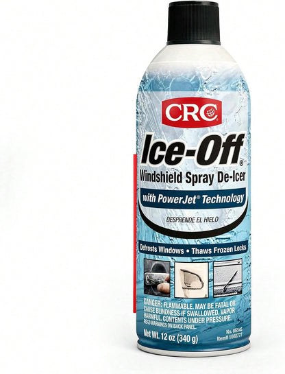 CRC Ice-Off Windshield Spray De-Icer, 12 Wt Oz, Pack Of 1