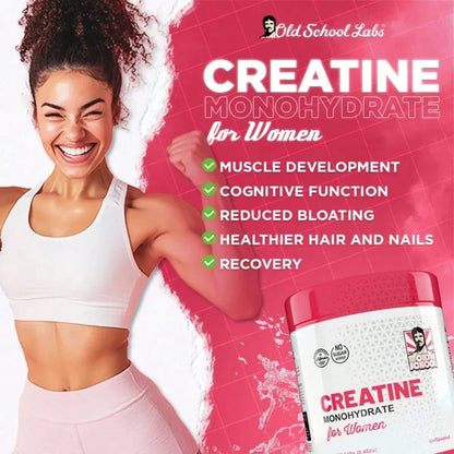 Creatine Monohydrate For Women – 1-Pack| Unflavored Pure Powder, No Sugar| Supports Strength, Endurance & Lean Muscle| Gym & Fitness Essential – Best Value – Stock Up!