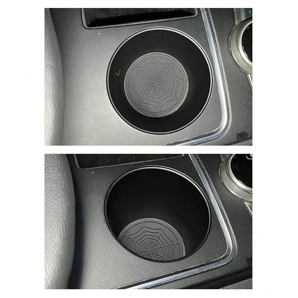 Cup Holder Coaster, 2 Pack Universal Auto Anti Slip Cup Holder Insert Ornaments Coaster, Durable, Suitable For Most Car Interior Access