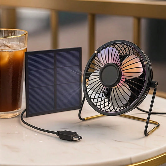 Curear Photovoltaic Solar Panel + Fan Kit