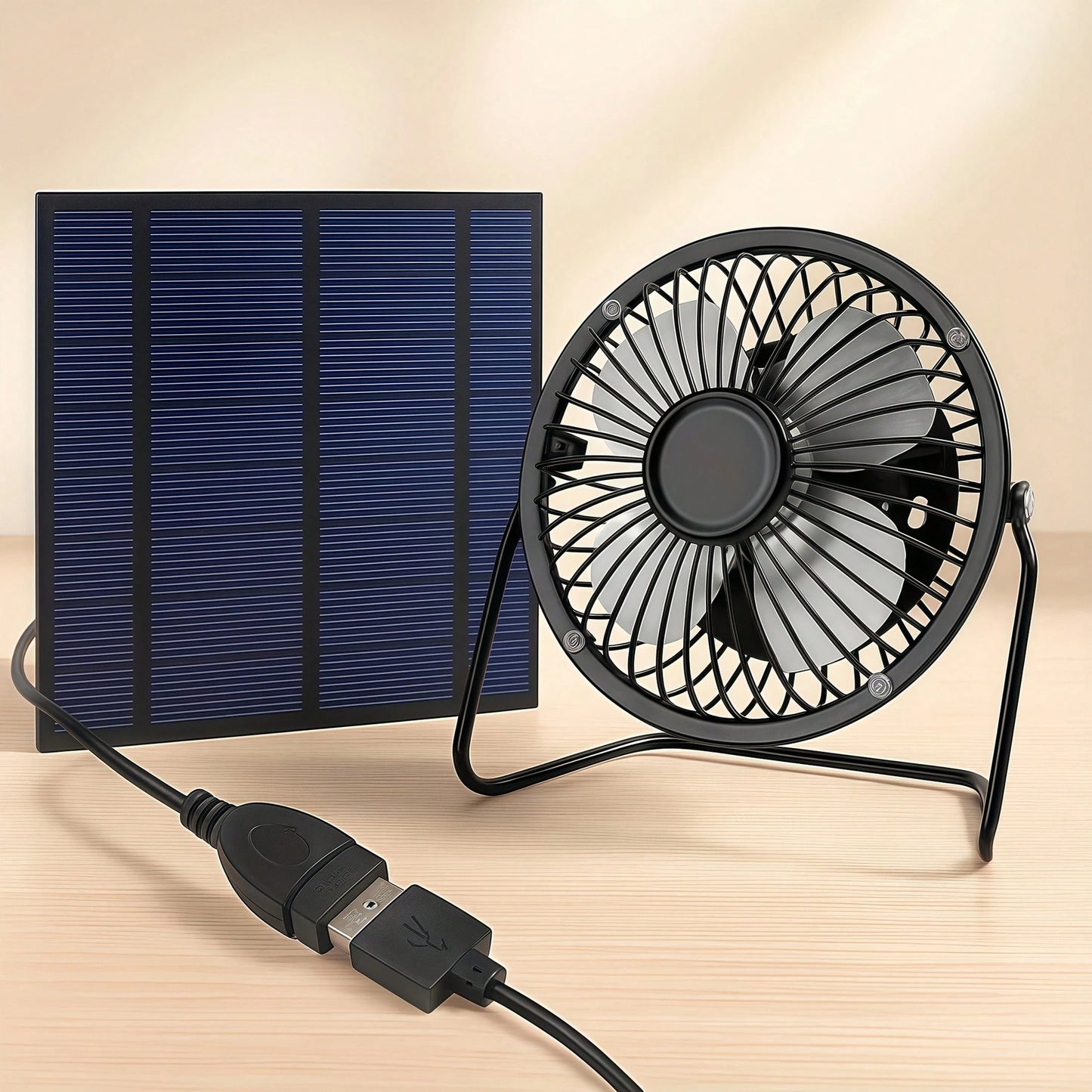 Curear Photovoltaic Solar Panel + Fan Kit
