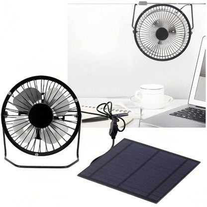 Curear Photovoltaic Solar Panel + Fan Kit
