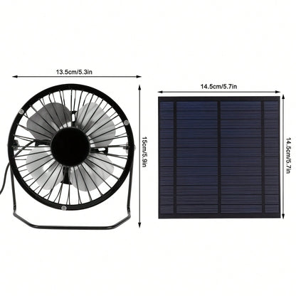 Curear Photovoltaic Solar Panel + Fan Kit