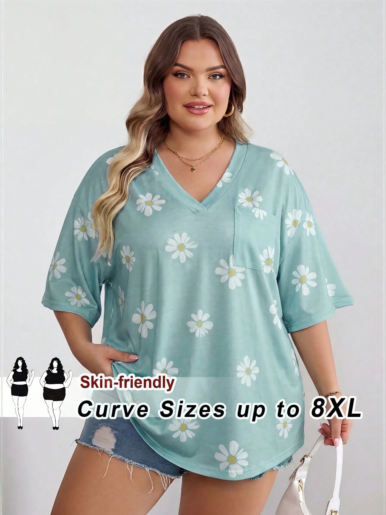 CURVE+ Curves Plus Size Chool Clothes Back To School SchoolLarge Striped Casual, Fall Winter 2026 22W