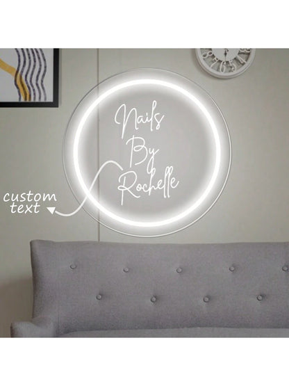 Custom Neon Sign, 3D Carved Art Sign| Mini Neon Sign| USB LED Sign| Round Custom Neon Sign| Room Wall Decor| Wedding, Christmas, Birthday Gift Sign,Urban Gala,Fashion Decor,Forever Love, Aesth