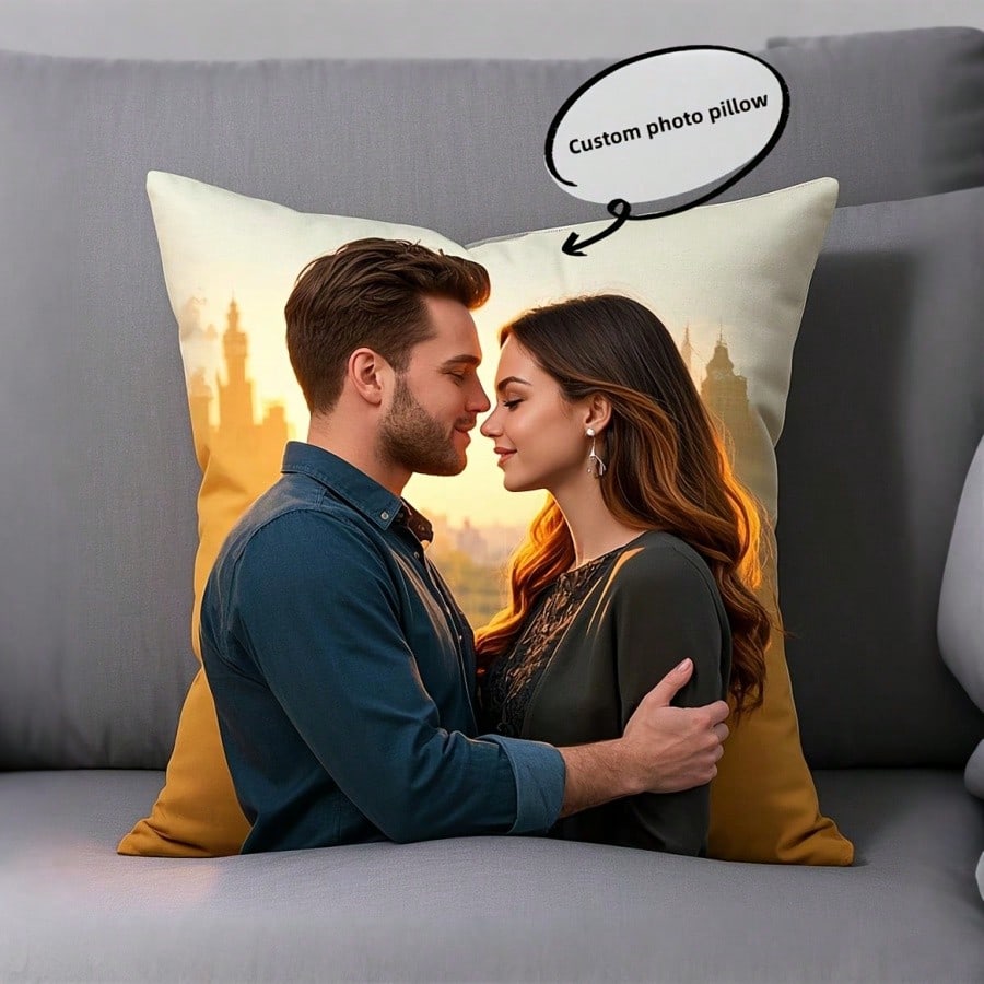 Custom Photo Personalized Pillowcase,Customizable Things,Custom Pillow,Decrotive Pillows,Personalized Items,Couples Pillow,Personalized Gifts,A Perfect Gift For Family, Friends And Yourself,Custom You