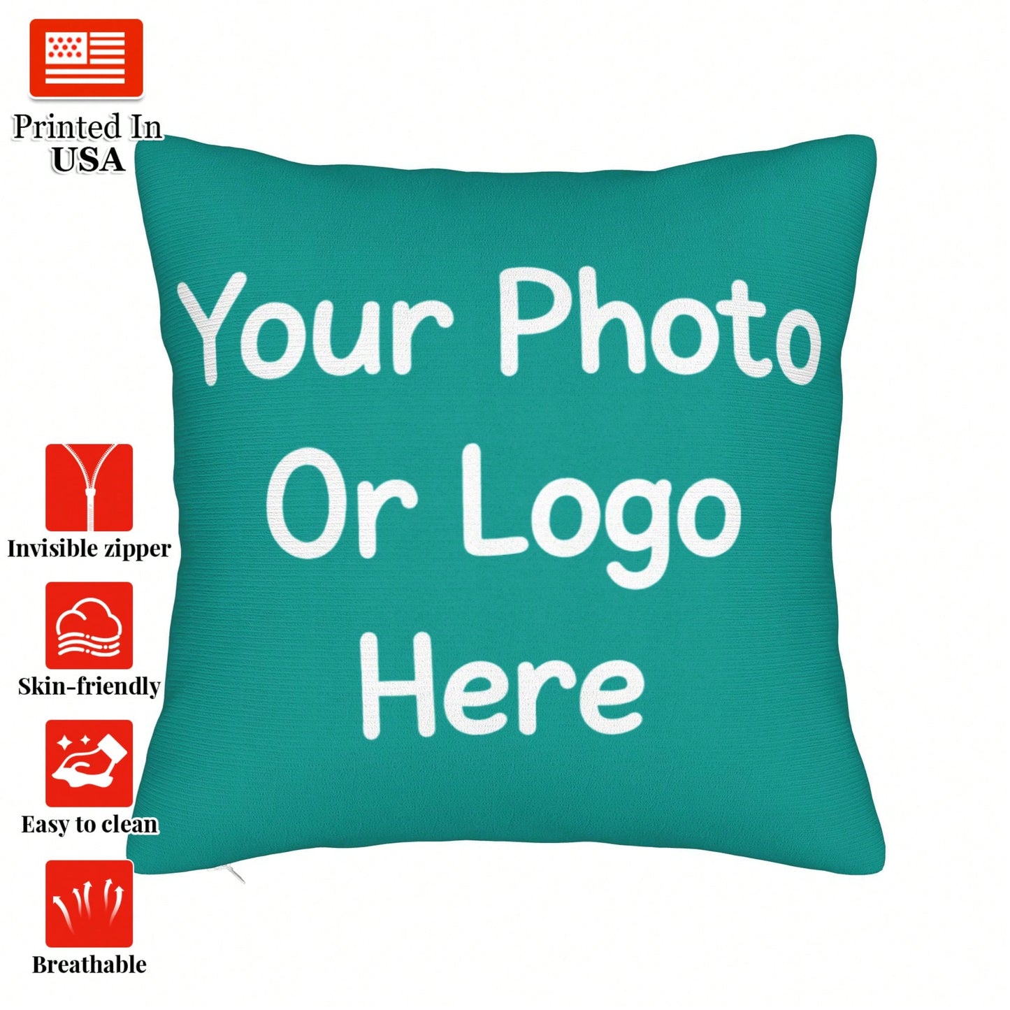 Custom Photo Personalized Pillowcase,Customizable Things,Custom Pillow,Decrotive Pillows,Personalized Items,Couples Pillow,Personalized Gifts,A Perfect Gift For Family, Friends And Yourself,Custom You