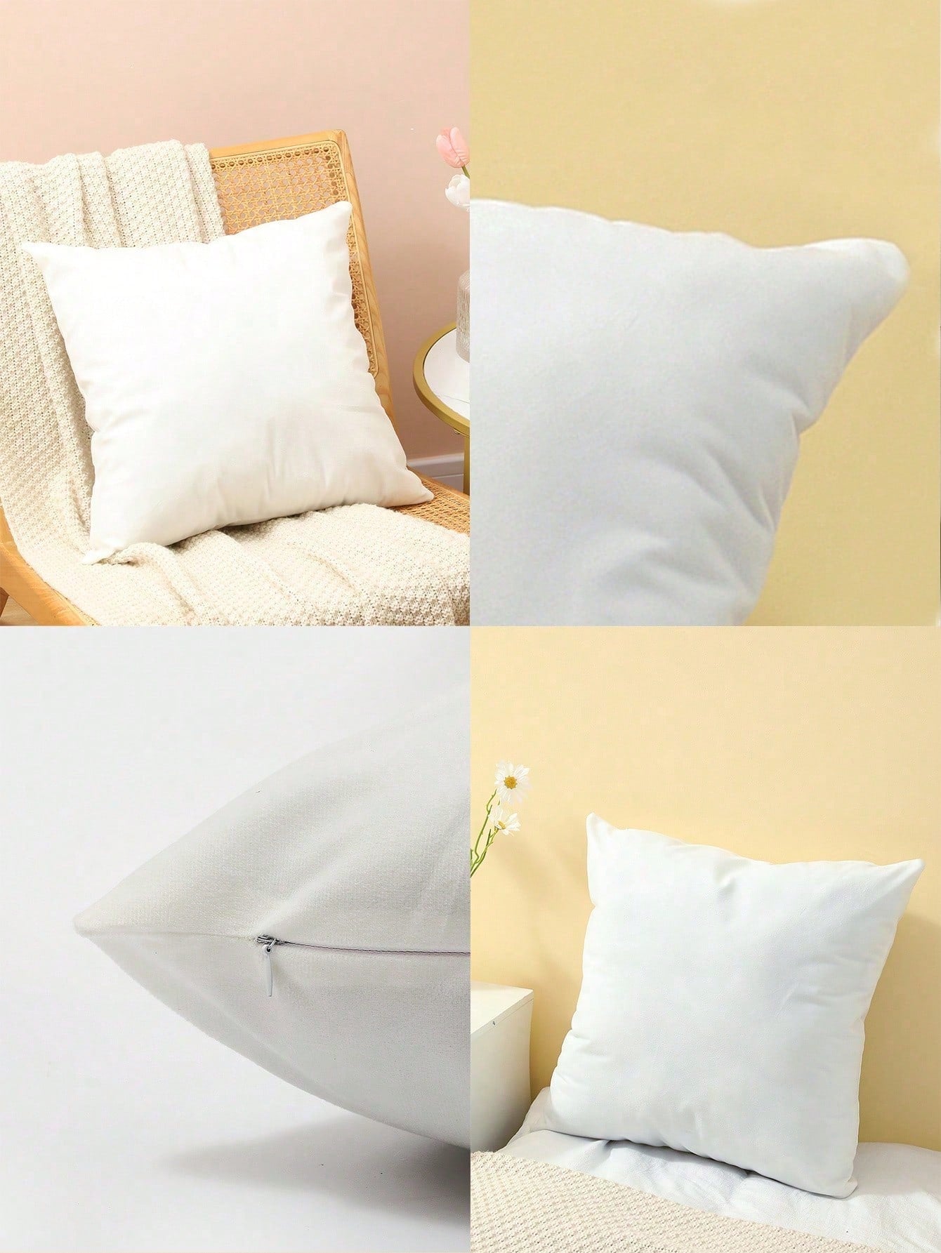 Custom Photo Pillow Cover, Personalized Picture Pillowcase With Name Text, Couple Pet Family Portrait Soft Washable Cushion Cover For Sofa Bed Living Room Bedroom Decor, Anniversary Birthday Christmas