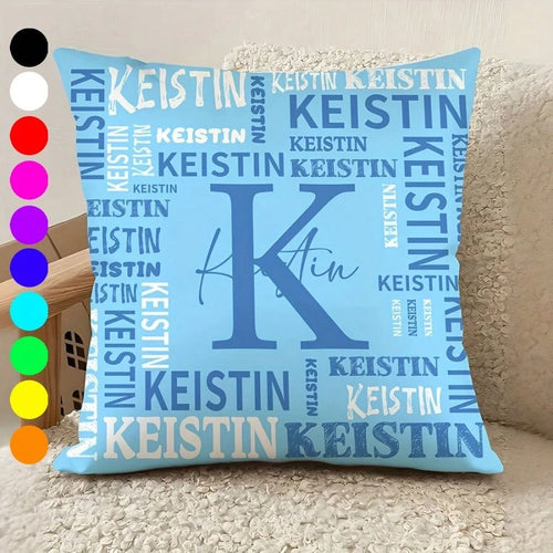 Custom Pillowcase With Name LOGO Custom Sofa Pillowcase Holiday Birthday Gift Couple Customized Cushion Covers Custom Pillow Custom Thing Room Decor Pillow Monogram Pillow Case Personalized Gifts Perf