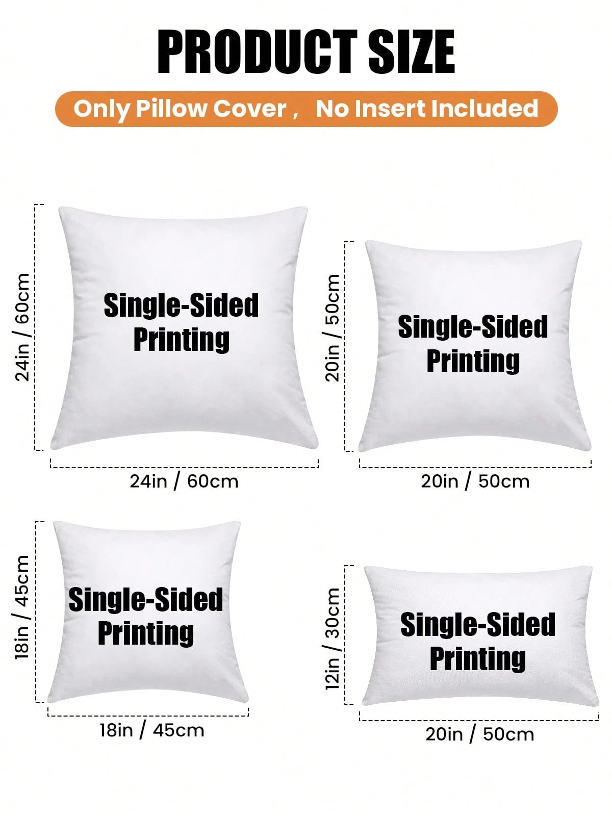 Customized Personalized Photo Print Pillowcase, Single-Sided Print With 2 Custom Photos, Ideal Gift For Mother's Day, Father's Day, Thanksgiving, Teacher's Day, Family, Friends, Yourself, Boyfriend, G
