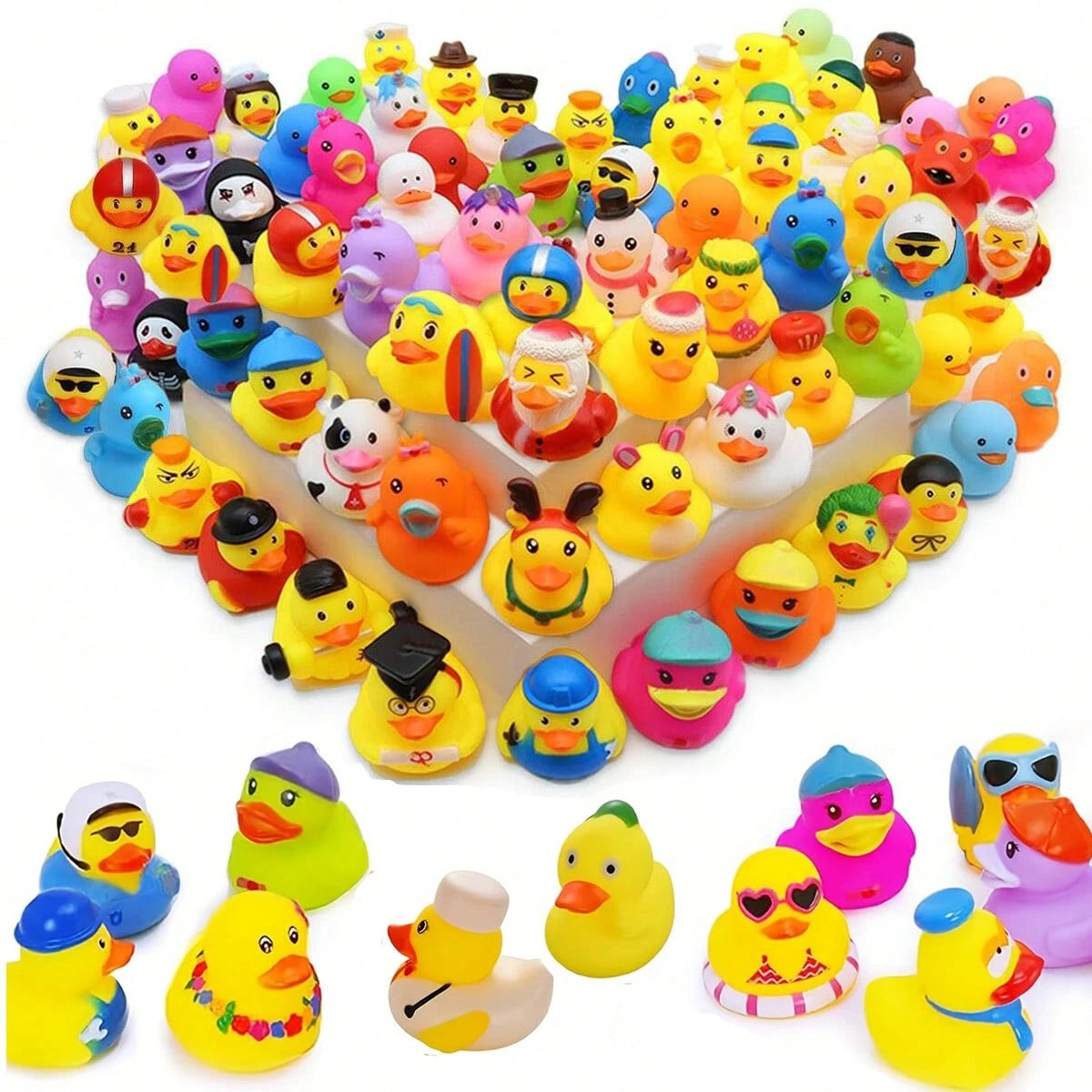Cute Cartoon Duck, Summer Beach Toy, Bath Tub & Pool Play, Beach Decor, Creative Gift For Birthday, Holiday Party, Suitable For Multiple Occasions