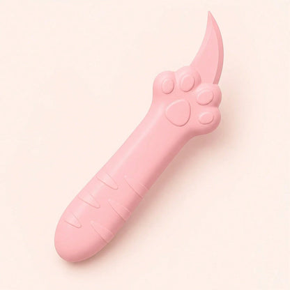 Cute Paw-Shaped Box Scissors, Pink Package Opener, Portable Envelope Opening And Practical Cutter, Available In Random Colors, Suitable Boxes, Envelopes, Mail, Home And School Supplies, And Makes A Gr
