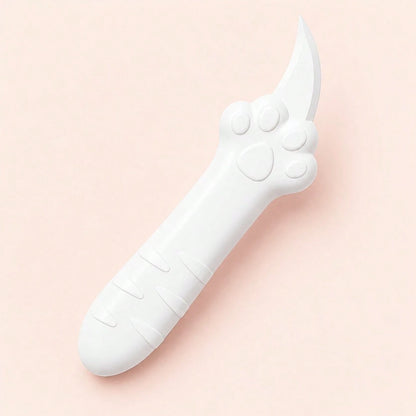 Cute Paw-Shaped Box Scissors, Pink Package Opener, Portable Envelope Opening And Practical Cutter, Available In Random Colors, Suitable Boxes, Envelopes, Mail, Home And School Supplies, And Makes A Gr