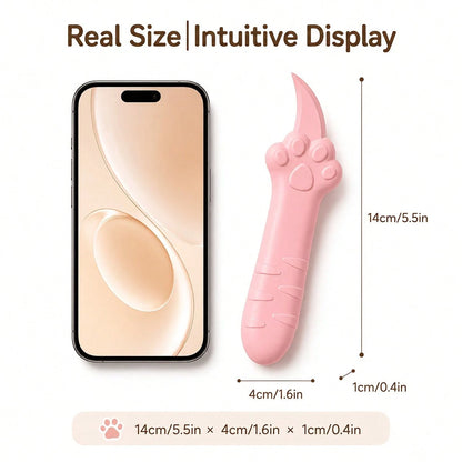 Cute Paw-Shaped Box Scissors, Pink Package Opener, Portable Envelope Opening And Practical Cutter, Available In Random Colors, Suitable Boxes, Envelopes, Mail, Home And School Supplies, And Makes A Gr