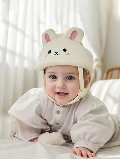 Cute Rabbit Anti-Fall Baby Helmet, Toddler Walking Protective Hat, Anti-Collision Head Guard For Infants, Baby Head Protection Pillow, Breathable Anti-Fall Helmet For Newborns, All-Season Universal Fo