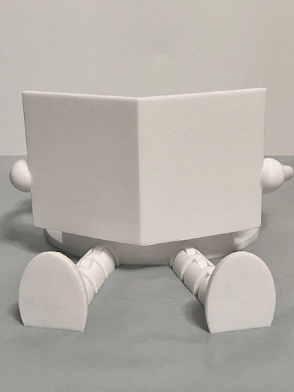 Cute Toilet Paper Holder, Designed As Book And Coffee- Made Of Durable Plastic, Freestanding Design, Suitable For Bathroom, Can Hold Standard Size Toilet Paper Rolls, A Fun Decorative Accessory And G