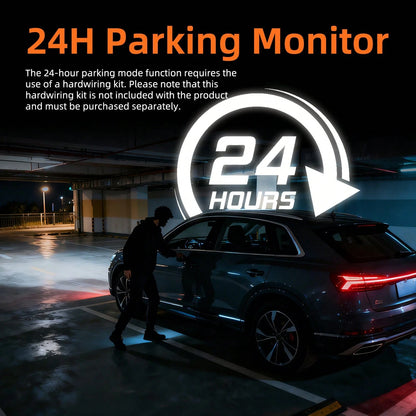 Dash Cam Front Inside And Rear, UHD 4K Recording Car DVR Cam With 170° Wide Angle, Night Vision, Small Dash Camera For Cars, 24h Parking Monitor, Loop Recording, G-Sensor, 32 SD Card