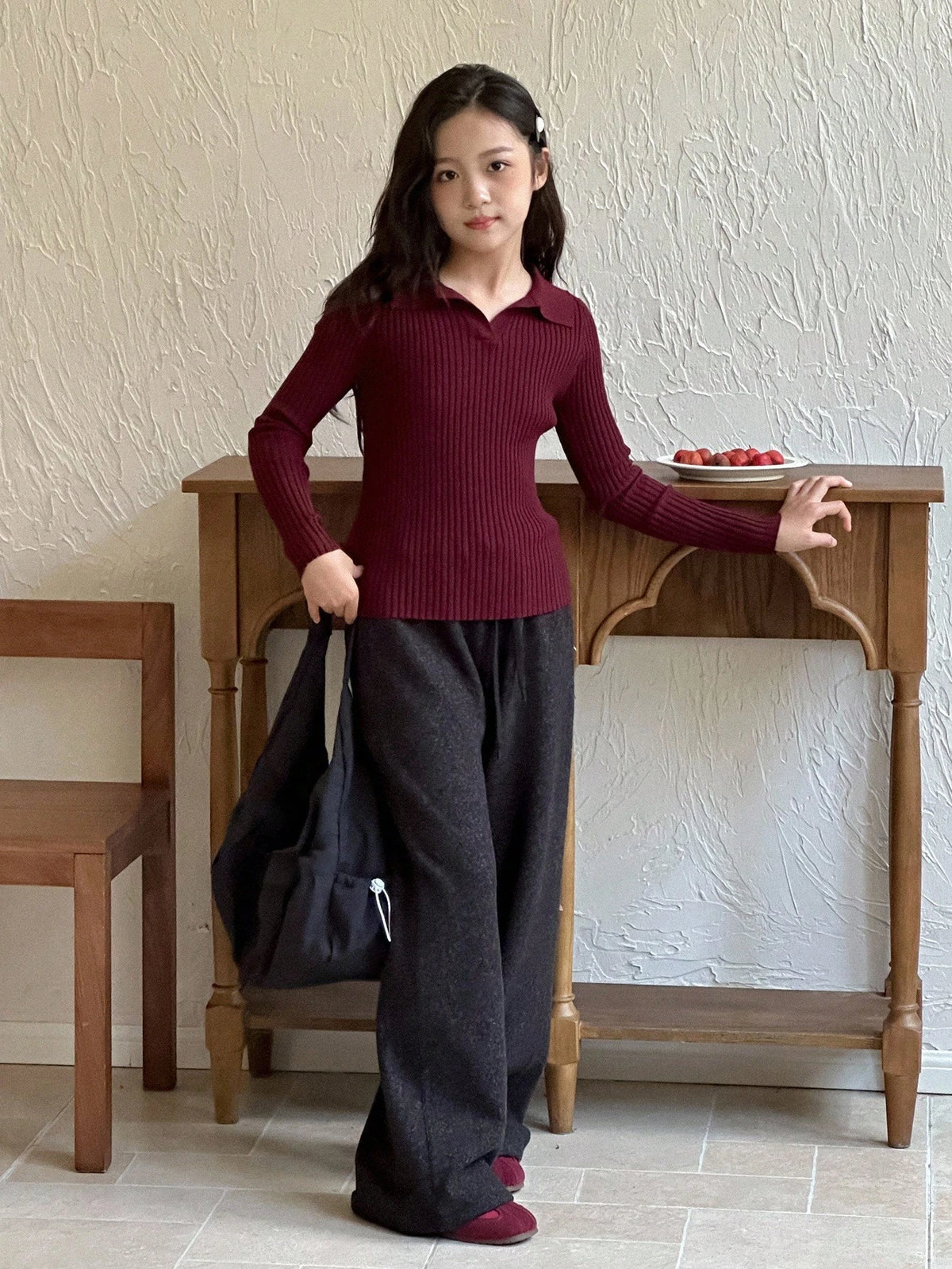 DAZY Tween Girl Turtleneck Slim Fit Sweater Fall/Winter