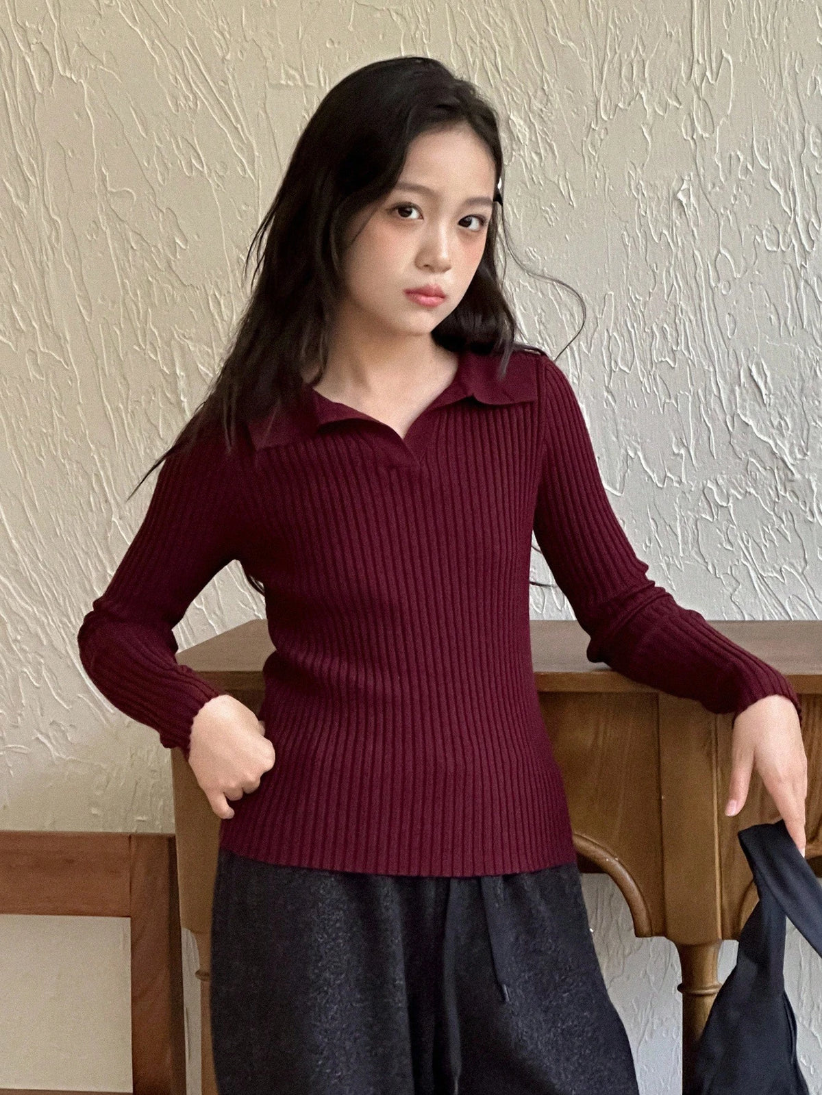 DAZY Tween Girl Turtleneck Slim Fit Sweater Fall/Winter