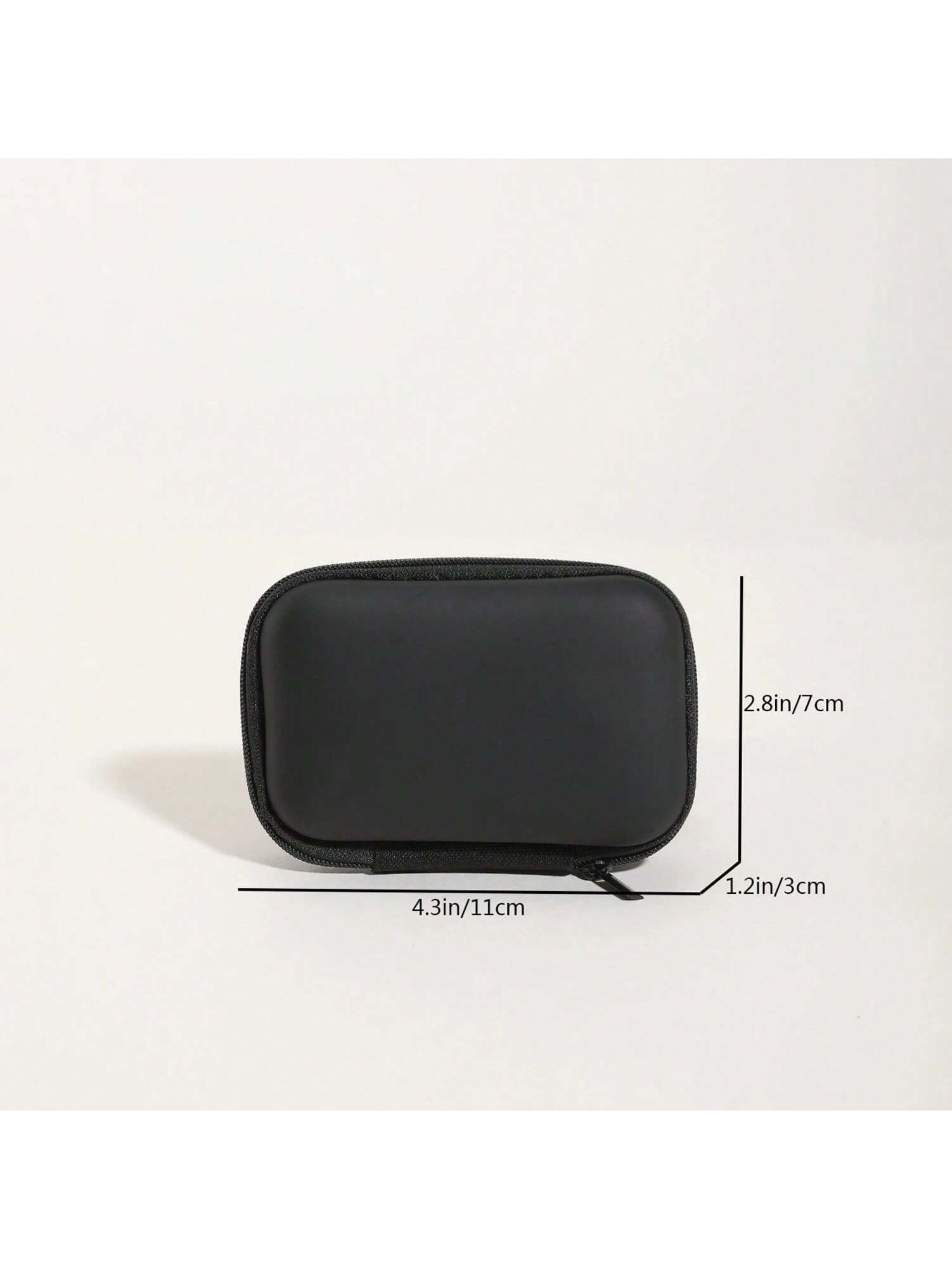 Digital Accessory EVA Storage Box, Suitable For Cable Storage, Portable Double-Layer Power And Hard Drive Protection Case, Dust-Proof Data Cable And Headphones Storage Bag, Wireless Headphones, Blueto