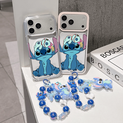 Disney. What Stitch Patterned Phone Case Designed With A Cute Doll Illustration. Compatible With IPhone 17, 16, 15, 14, 13, 12, And 11 Pro Models.Built-In Magnetic Design, Paired With An Adorable Stit