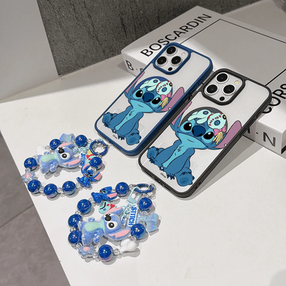 Disney. What Stitch Patterned Phone Case Designed With A Cute Doll Illustration. Compatible With IPhone 17, 16, 15, 14, 13, 12, And 11 Pro Models.Built-In Magnetic Design, Paired With An Adorable Stit
