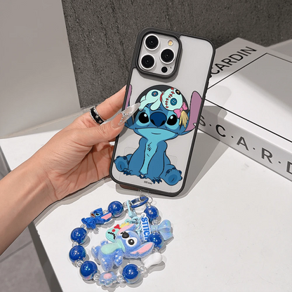 Disney. What Stitch Patterned Phone Case Designed With A Cute Doll Illustration. Compatible With IPhone 17, 16, 15, 14, 13, 12, And 11 Pro Models.Built-In Magnetic Design, Paired With An Adorable Stit