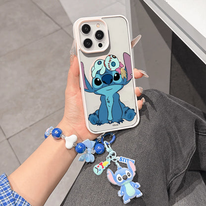 Disney. What Stitch Patterned Phone Case Designed With A Cute Doll Illustration. Compatible With IPhone 17, 16, 15, 14, 13, 12, And 11 Pro Models.Built-In Magnetic Design, Paired With An Adorable Stit