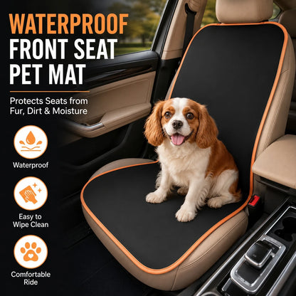 Dog Car Seat Cover- Car Pet Seat Protector, Durable Fabric, Easy To Clean, Suitable For Long Trips, Essential For Dog Safety, Fits Small And Medium Dogs