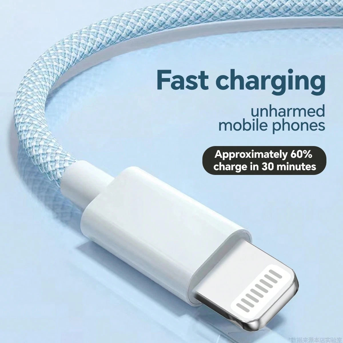 Durcord [MFi Certified] 1/4pcs 2m/6.6ft/78.74in Super Long Charging Cable, Multi-Color Nylon Braided USB-C To Lightning Fast Charging Data Cable, Compatible With IPhone 11 12 13 14 6 6S 7 8 Plus X XR
