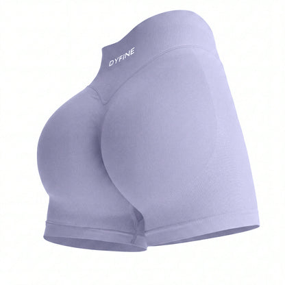 DYFINE Impact Women's Seamless Elastic Butt Lifting Shaping Yoga Fitness Gym Running Sports Shorts