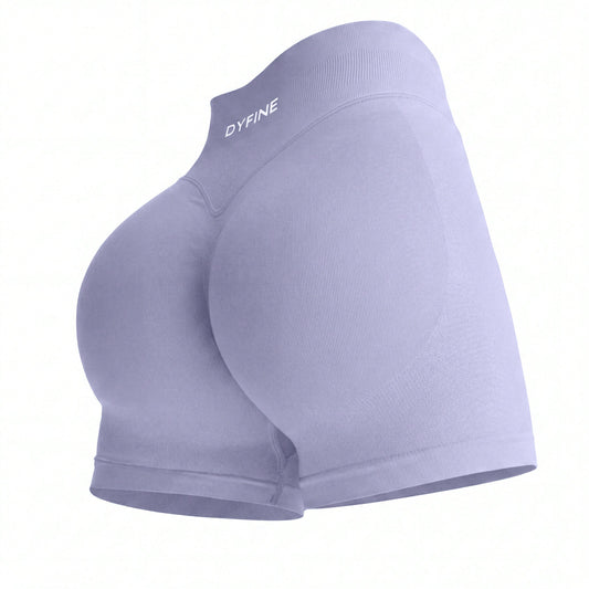 DYFINE Impact Women's Seamless Elastic Butt Lifting Shaping Yoga Fitness Gym Running Sports Shorts