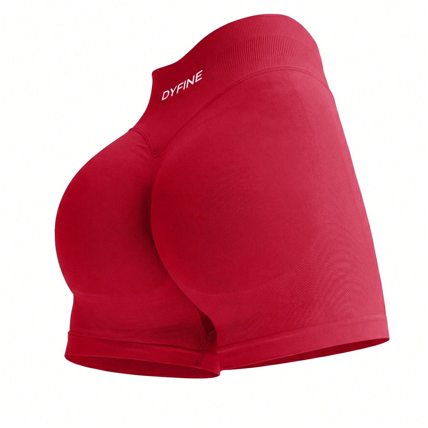 DYFINE Impact Women's Seamless Elastic Butt Lifting Shaping Yoga Fitness Gym Running Sports Shorts