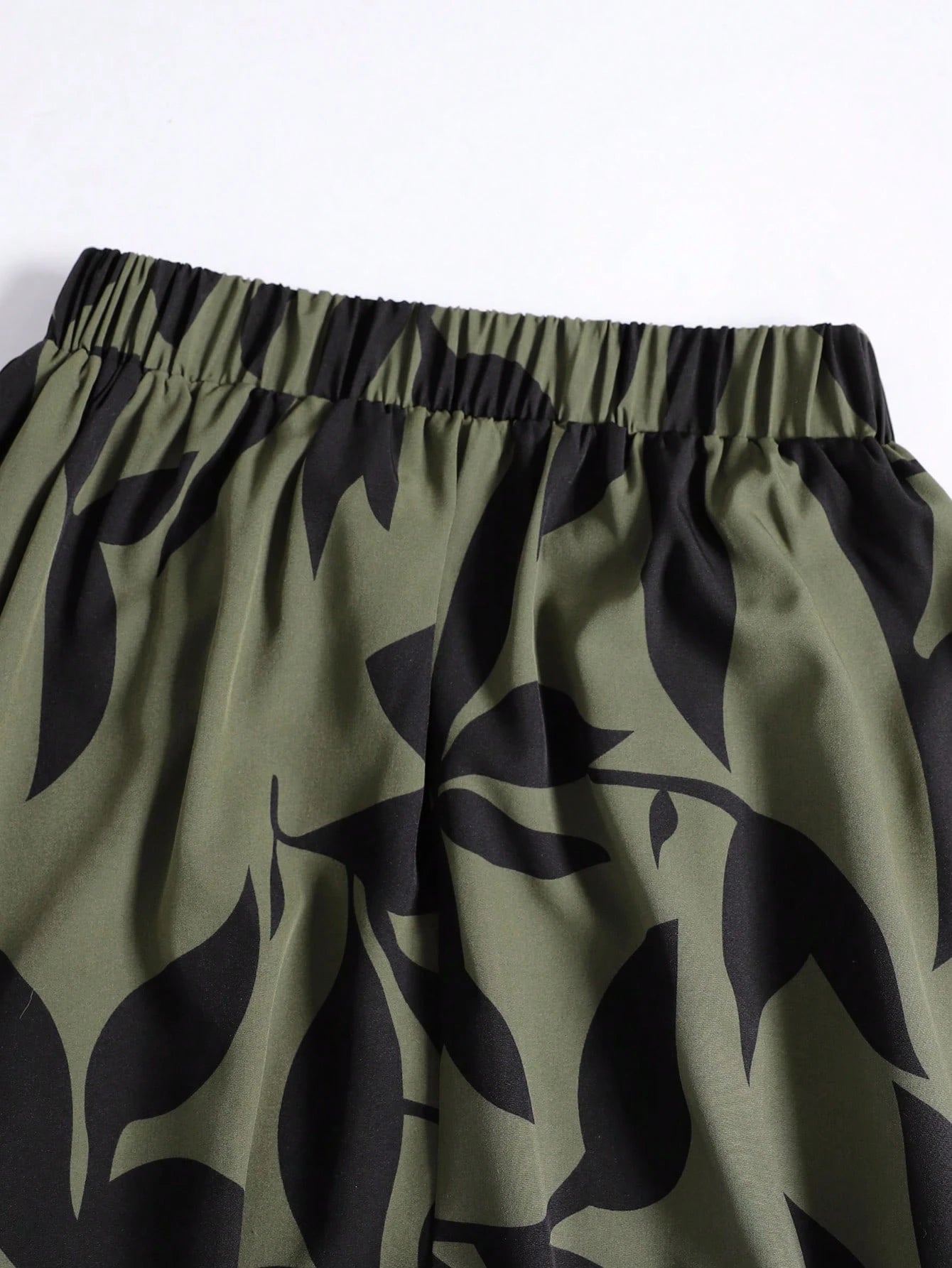 EARO Women's Floral Print High Waist A-Line Skirt, Summer Holiday Skirt Spring