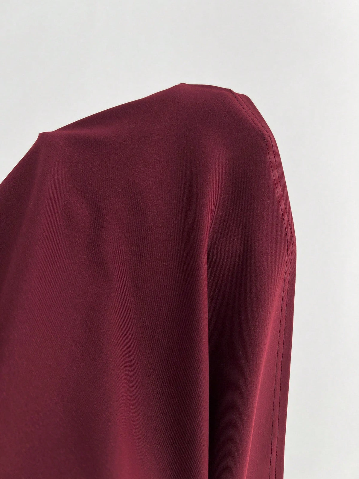 Elamini Casual Versatile Twist Knot V-Neck Short Sleeve T-Shirt For Women, Available In All Seasons Red Burgundy