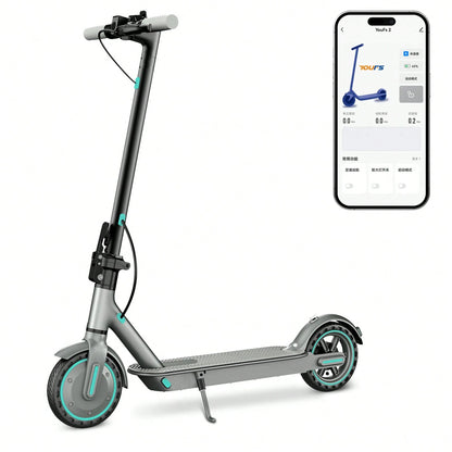 Electric Scooter For Adults, Up To 19 Mph, 19 Miles Range & 264 Lbs Load, Aluminum Alloy E-Scooter With 350W Motor, Foldable Escooter With Dual Braking System