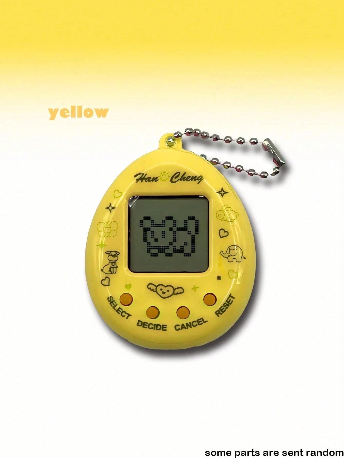 Electronic Pet Game Handheld Retro Game Console, 168-In-1 Games, Black & White Screen, Keychain Pendant Decor, Virtual Pet, Gift For Teens, College Students, Office Workers, Includes Battery