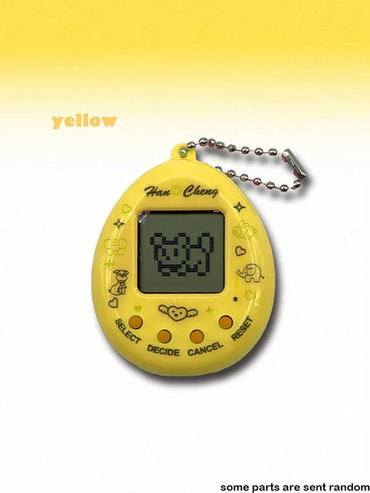 Electronic Pet Game Handheld Retro Game Console, 168-In-1 Games, Black & White Screen, Keychain Pendant Decor, Virtual Pet, Gift For Teens, College Students, Office Workers, Includes Battery